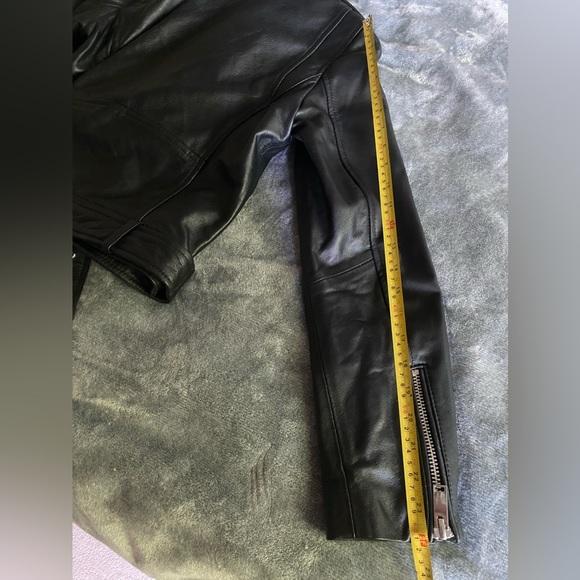 ZARA Genuine Leather Jacket Brand New Size S - Picture 14 of 16